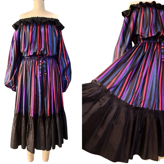 1970s Lanvin Silk Dress - image 1