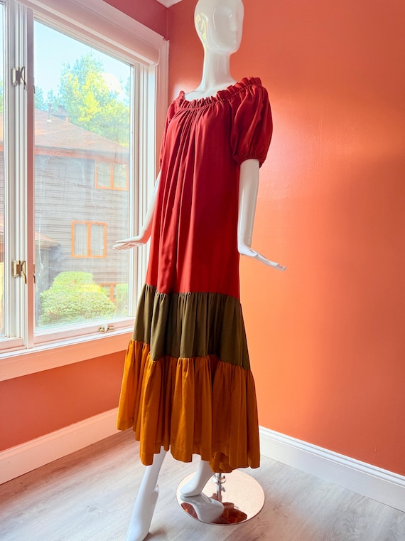 ysl orange dress Saint Laurent V-Neck Mini Dress - Orange Dresses, Clothing - SNT350462