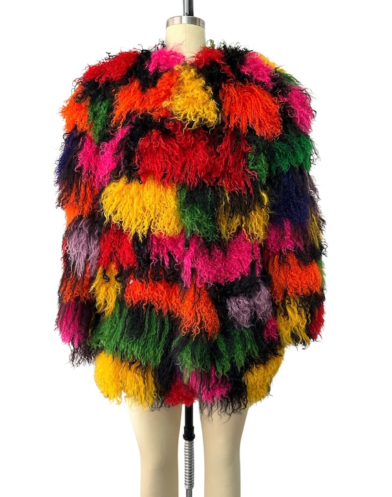 1980s Mongolian Fur Coat