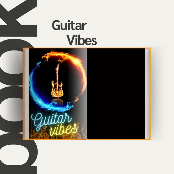 Guitar tab notebook | Guitar Chord Tab Music Paper | Guitar Tablature |