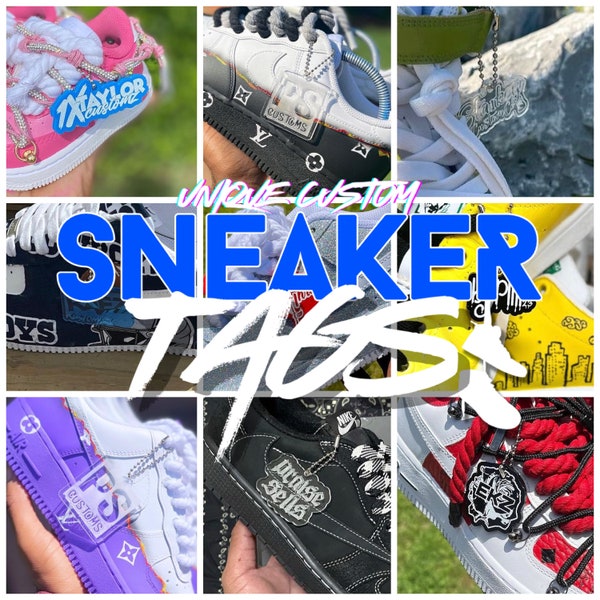 Custom Sneaker Hang Tags - Unique Shoe Accessories - Retro Shoe Label