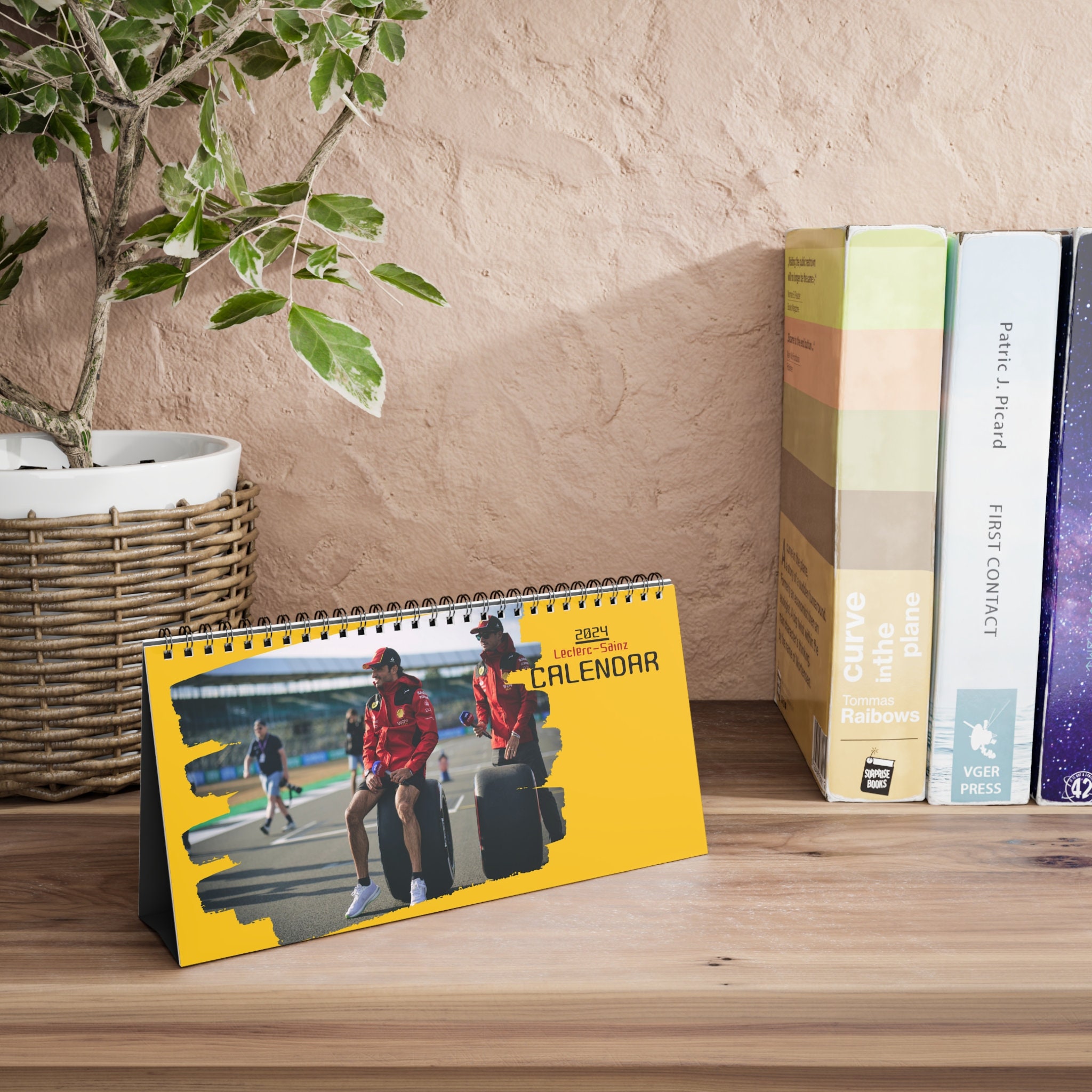 2024 F1 Calendar for Leclercsainz Fans Our Calendars Are Etsy