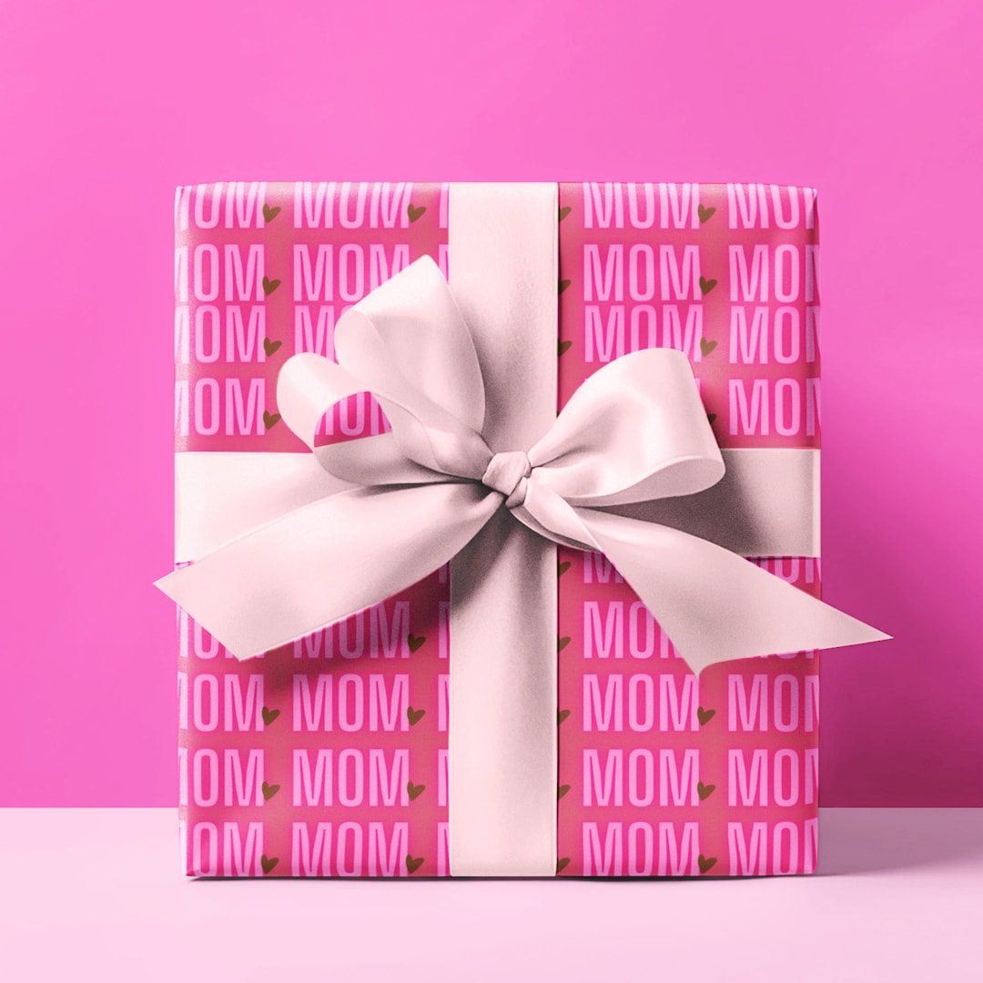 Mom Wrapping Paper Mother Wrapping Paper Mom Christmas Wrapping Paper