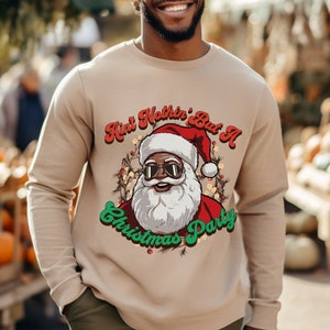 African american santa clearance sweater