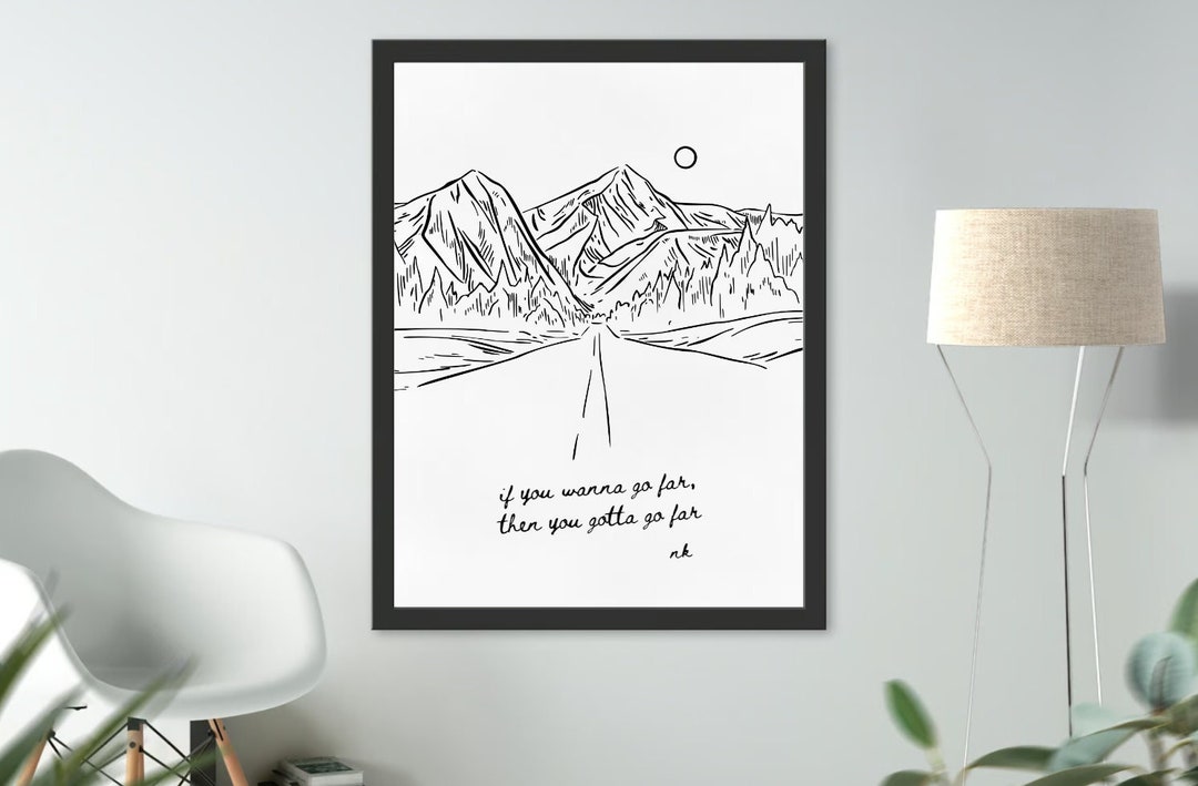 Noah Kahan you're Gonna Go Far Lyrics Etsy