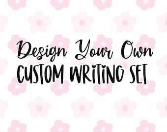 Custom stationery set