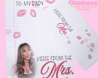 Kisses from the Mrs.   (Stationery Set)