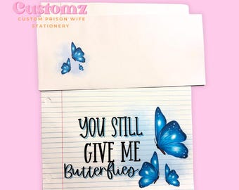 You give me butterflies writing set