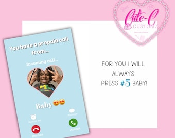 You have a prepaid call from (card)
