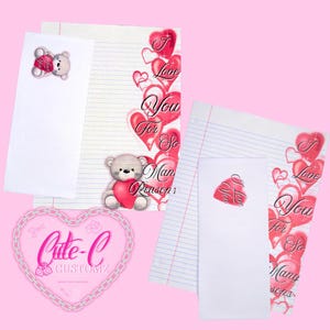 I love you for so many reasons Writing set