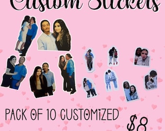 Custom stickers pack of 10