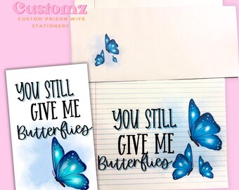 You give me butterflies   Stationery Bundle