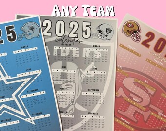 Sports 2025 Calendar (Any sport/team)