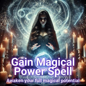 Gain magical power Spell | I awaken your magical potential | Same-day effect | Witchcraft White Magic | Find your power and awake it