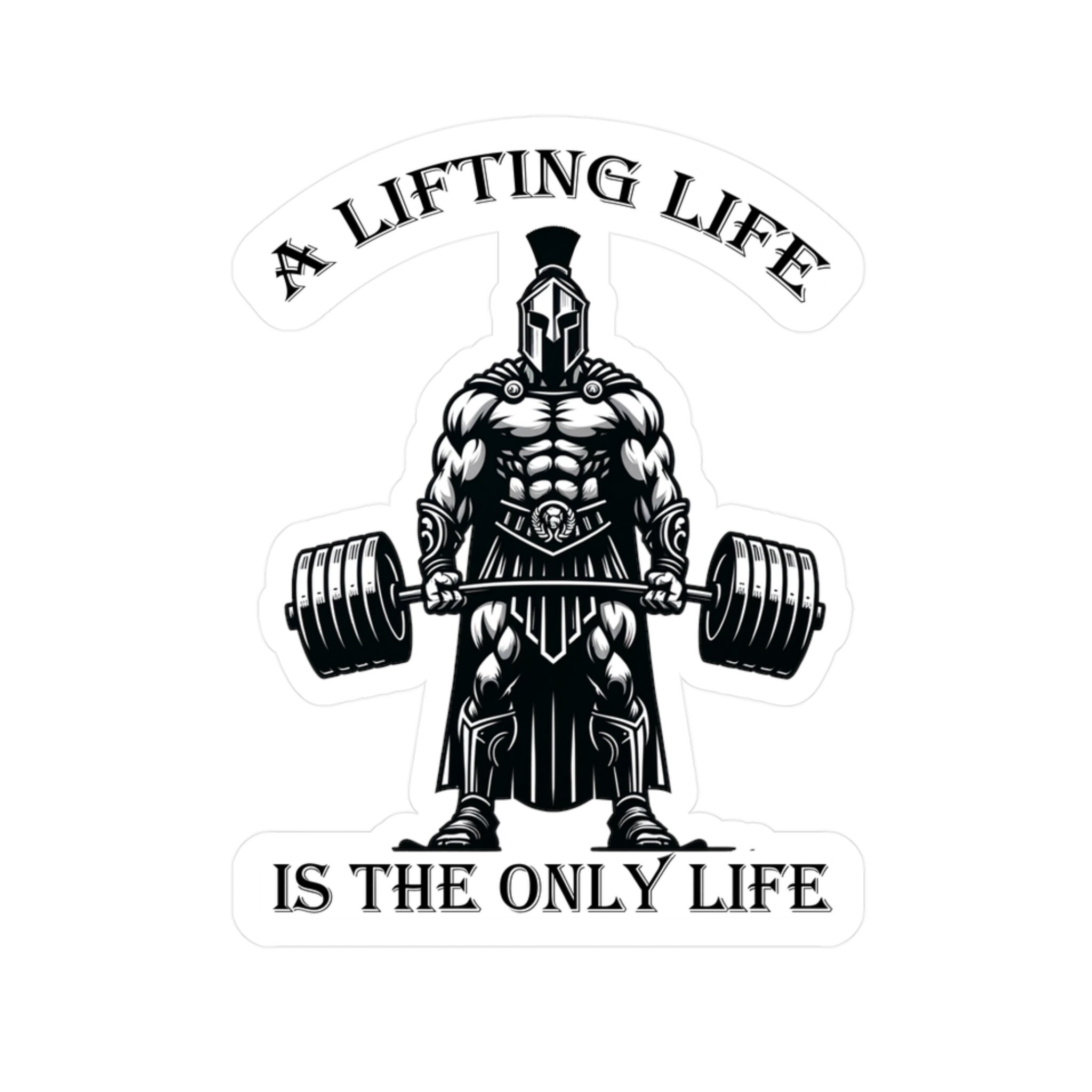 Lifting Life Kisscut Vinyl Decals Gym Life Fitness Spartan Training