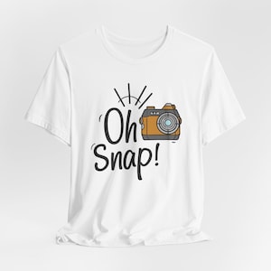 Funny Camera Lover Shirt - Photographer T-Shirt - Novelty Tee for Photography Enthusiasts