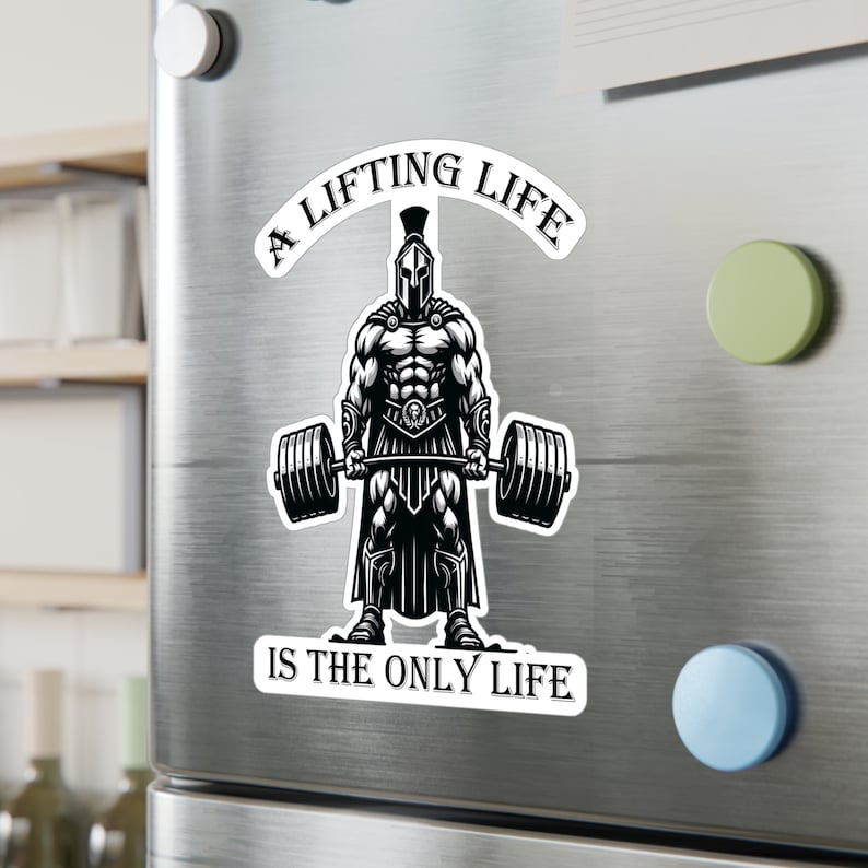 Lifting Life Kisscut Vinyl Decals Gym Life Fitness Spartan Training