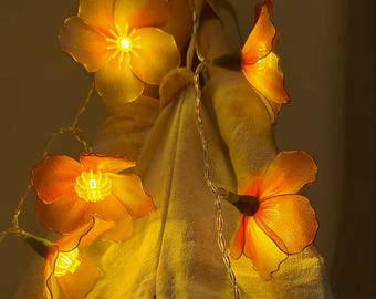 Guirnalda de luces LED Golden Meadows cálidas y luminosas hechas a mano / Decoración navideña acogedora y curativa / Regalo perfecto para Navidad, aniversario y Día de la Madre