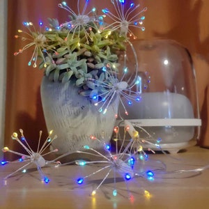 Starburst Fireworks String Lights, String Lights for Bedroom Decor, Party, Wedding, Window Decor, Mother&#39;s Day gift