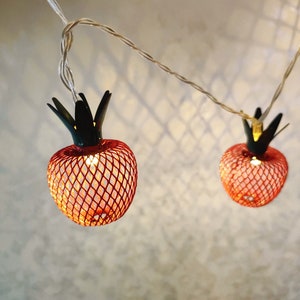 Apple String Lights | Metal Mesh Fairy Lights for Weddings, Home, Parties & Christmas Gifts