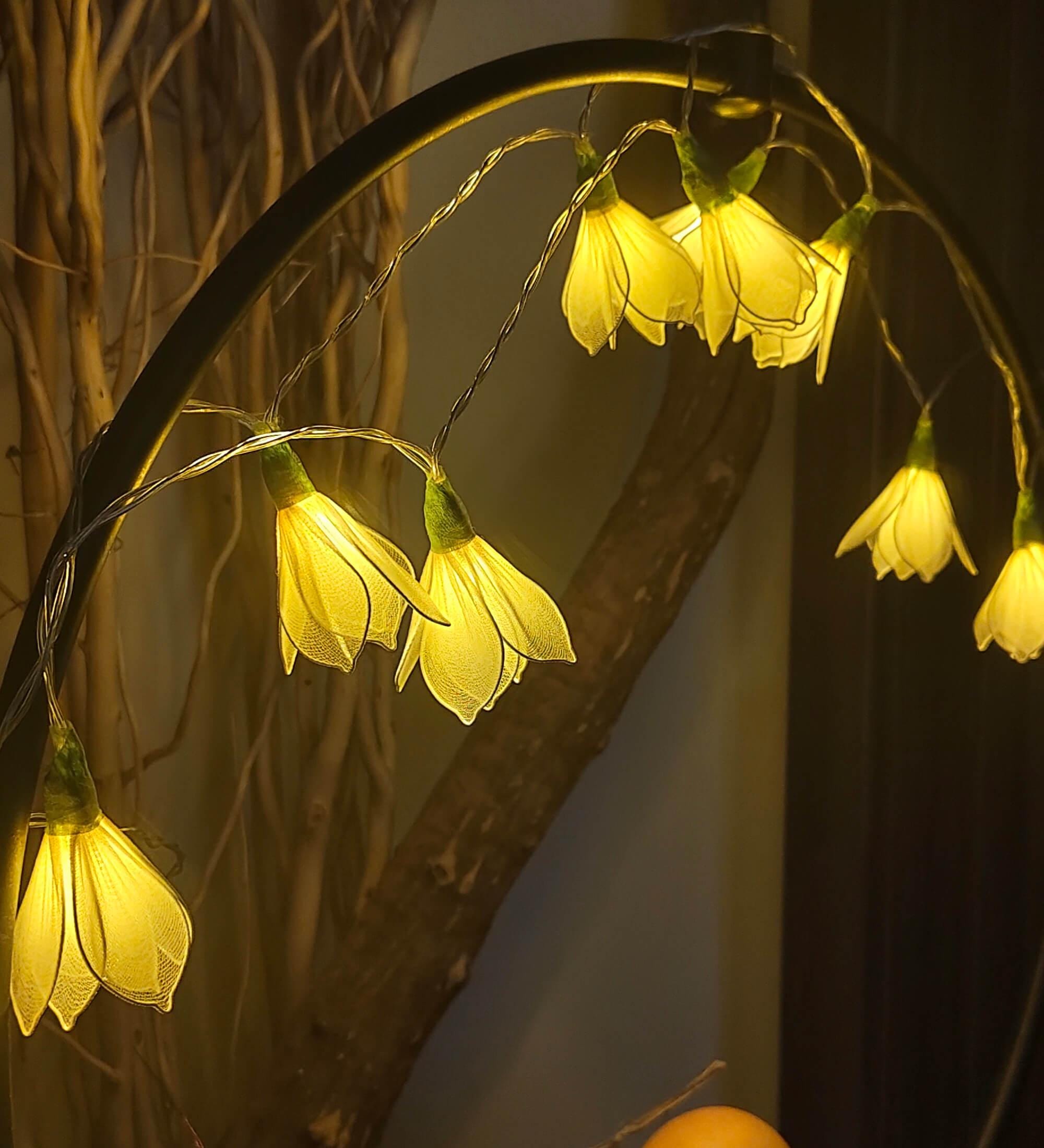 Flower Fairy Lights for Bedroom