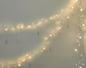 Crystal Fairy Lights Romantic Bedroom Decor, Warm LED String Lights Gift for Her, Mother’s Day Gift, Valentine’s Day Lights