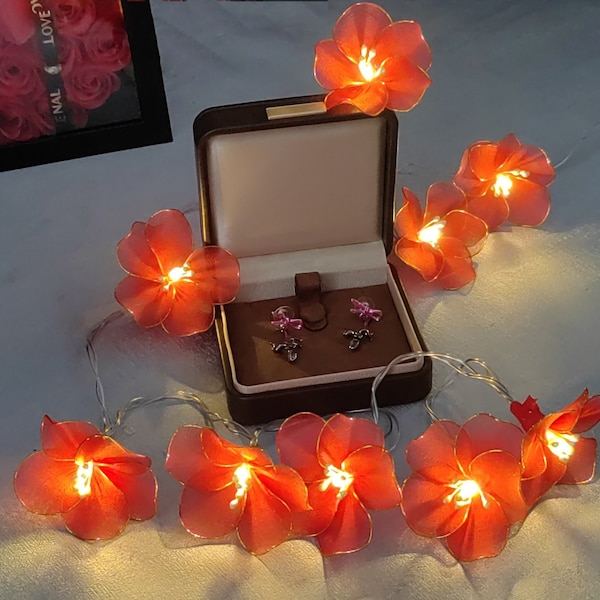 Handmade Sakura Fairy Lights: Romantic Cherry Blossom String Lights
