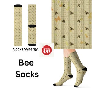 Bee Socks Personalized Gift