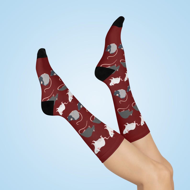 TOP SELLER Rats Socks personalized gift rat lover gift fun cool trendy gift present holiday women's men's custom pattern image 5