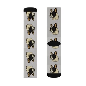 Cute French Bulldog Socks, Fun Animal Print Gift for Dog Lovers, Unique Fashion Stockings, Cozy Weekend Wear, Pet-Themed