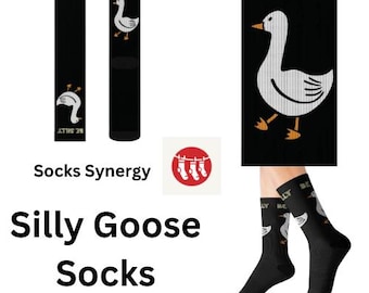 Bestseller Be alberne Gans-Socken, die lustige coole modische Geschenk Geschenk Spaß personifizierte Muster Gänseliebhaber