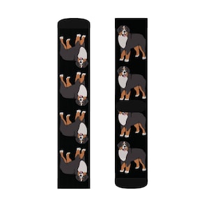 Bernease mountain Dog Lover&#39;s Socks, Fun Pet-Themed Apparel, Perfect Gift for Dog Owners, Cozy Hangout Socks, Unique Animal Gifts, Birthday