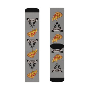 Pizza and Beer socks Pizza Party Socks - Fun Gift for Food Lovers, Unique Apparel, Novelty Socks, Perfect for Birthdays, Casual Wear