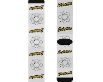 Science-Themed Socks | Fun Gift for STEM Lovers | Cool Science Merchandise, Teacher Appreciation, Birthday Gift, Cozy Wear