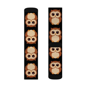 Whimsical Owl Socks - Cute Animal Gifts, Cozy Homewear, Nature Lover&#39;s Accessories, Fun Party Socks, Unique Gift Idea