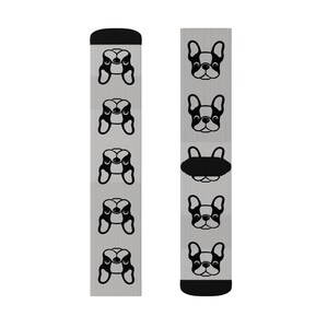 Frenchie Socks Trendy Dog-Themed Socks, Perfect for Pet Lovers, Comfy Gift for Dog Owners, Fun Pet Accessories, Ideal for Birthdays, Holiday