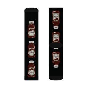 Funny BBQ Socks | Quirky Cotton Crew Socks, Foodie Gift, Kitchen Lover, Birthday Present, Novelty Fashion