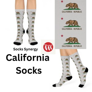 California Republic Socks Personalized Gift