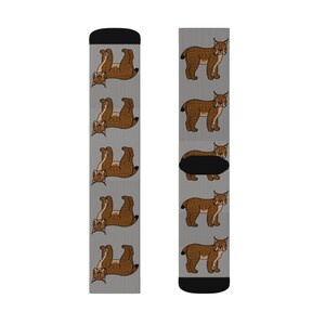 Whimsical Bob Cat Socks | Fun & Cozy Animal Socks, Gift for Cat Lovers, Unique Socks for Birthdays, Casual Wear, Cute Accessories