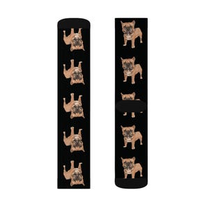 Frenchie Socks Custom Dog Socks - Fun Pet Lover Gift, Cozy Animal-Themed Footwear, Perfect for Birthdays and Holidays, Unique Fashion Acce