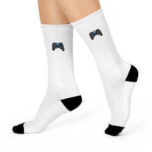 Gamer&#39;s Comfort Crew Socks - Fun Gaming Gift, Cool Accessories for Gamers, Cozy Socks for Video Game Lovers, Perfect for Birthdays, Gaming