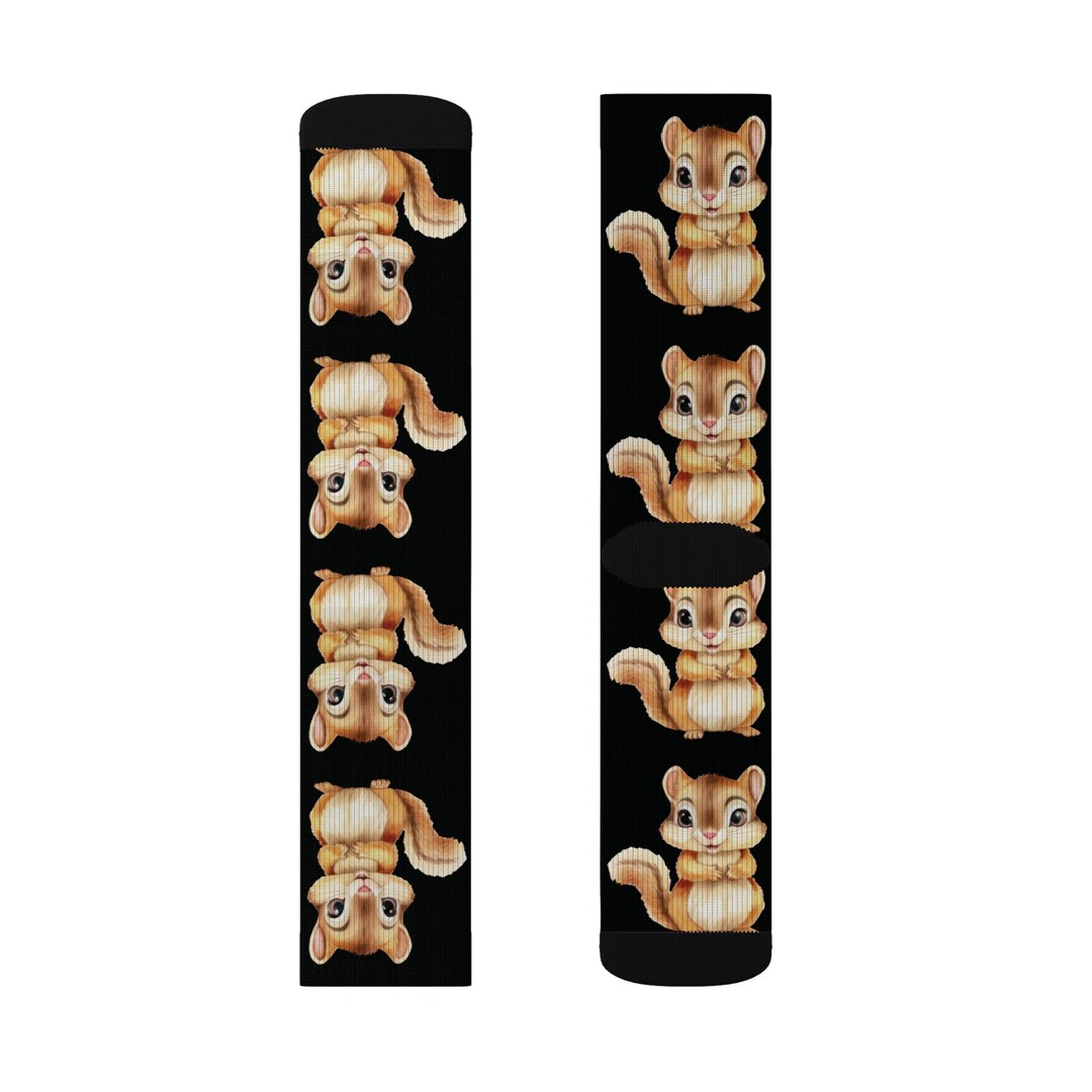 Chipmunk Socks Adorable Animal Socks | Cute Pet Gifts, Cozy Footwear ...
