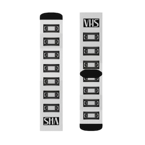 Retro VHS Design Socks, Fun Gift for Film Lovers, Cozy Fashion for Home or Cinema, Unique Accessories for Movie Nights, Nostalgic Style for