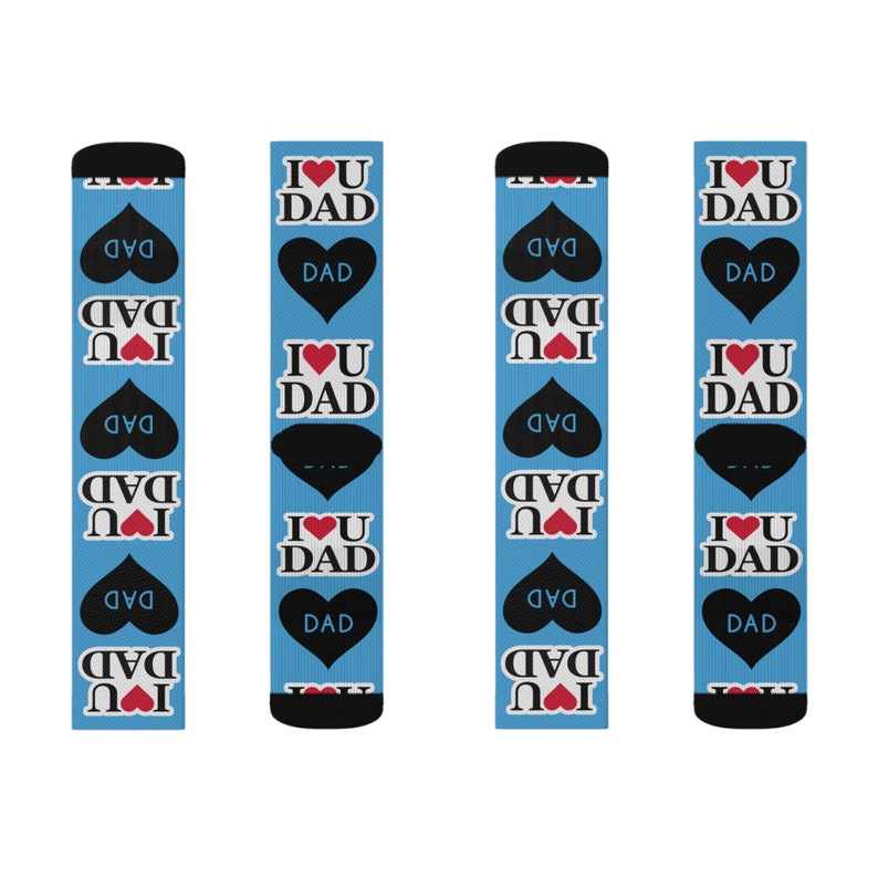 LOS MÁS VENDIDOS Calcetines Te amo papá Regalo personalizado Día del ...