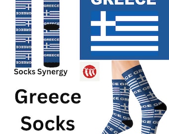 TOP SELLER Greece Socks personalized gift flag country travel fun cool trendy gift present holiday women's men's custom