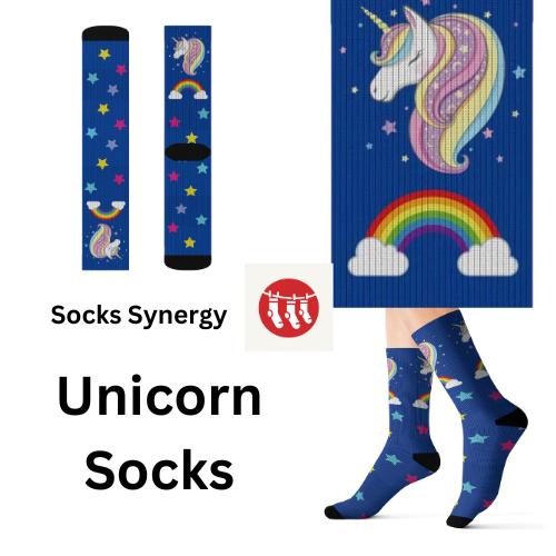 Calcetines de Unicornio Divertidos