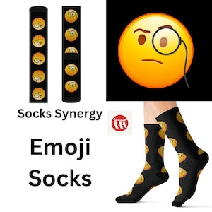 TOP SELLER Curious Emoji Personalized gift fun cool trendy gift present holiday customized name date women&#39;s men&#39;s pattern