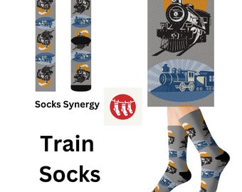 Train Socks personalized gift