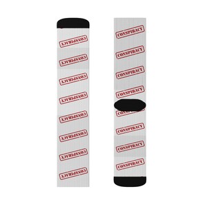 Conspiracy Socks, Funny Gift for Trendy Friends, Quirky Casual Wear, Perfect for Parties and Loungewear, Unique Stocking