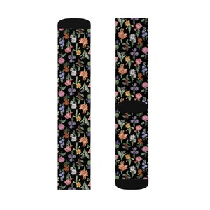 Birth Flowers Socks Personalized Gift
